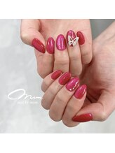 エムズセカンド(msm. 2nd)/華やか赤マグネットネイル♪