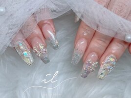 ラメグラデーション×埋め尽くし