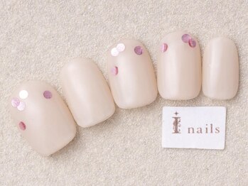 アイネイルズ 三宮店(I nails)/ピンクホロネイル