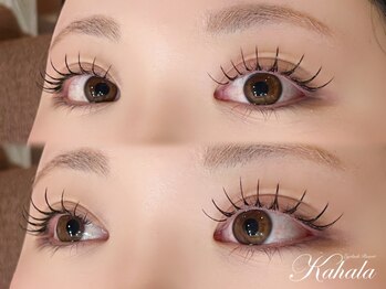 アイラッシュリゾート カハラ 新宿店(Kahala)の写真/【初回☆カシミヤフラットラッシュ¥5980～♪】来店時に毛質の違いを丁寧にご案内!カール/長さ/太さも豊富!