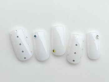 星　シンプル　ホログラム