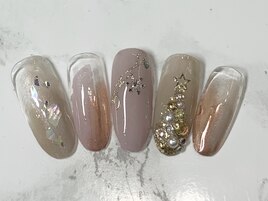 大人クリスマスネイル￥8200