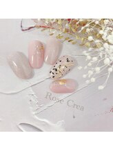 ローズクレア(Rose Crea)/【ペラ爪にオススメ】強度有り
