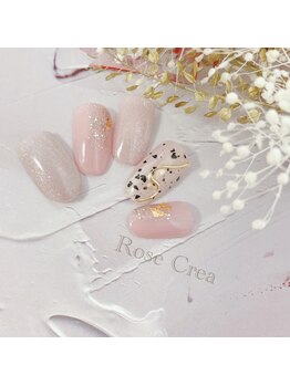 ローズクレア(Rose Crea)/【ペラ爪にオススメ】強度有り