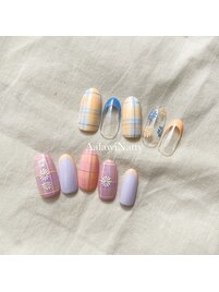 flower×check
