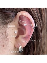 アリューミー アイラッシュ 渋谷宮益坂店(Allu.Me Eyelash)/耳ツボジュエリー