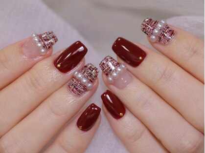 幻之花ネイルの写真