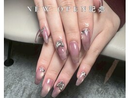 フラッシュネイルフレンチネイル