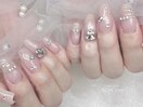 ビジューワンホンネイル