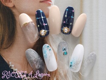 リオッサ オブ ラグーン(RIOSSA of Lagoon)/グレンチェック×フェザー