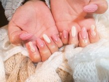 エムネイル(Ｍ)/冬モテ☆ニットアーガイルネイル