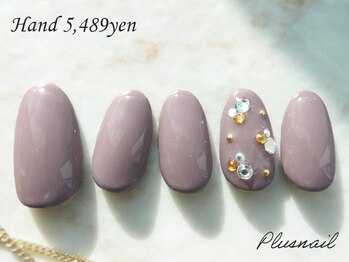 プラスネイル 北千住東口店(PLUS NAIL)/【289】定額5,489円ストーン