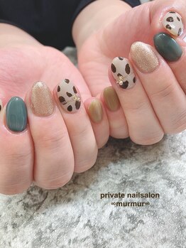 プライベート ネイルサロン マーマ(murmur)/ダルメシアンネイル