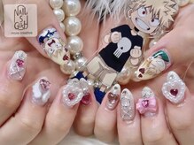 ネイルズガッシュ 溝の口店(NAILs GUSH)/痛ネイル/推し/地雷量産/パーツ