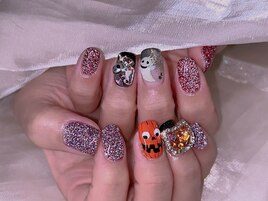 ハロウィンネイル