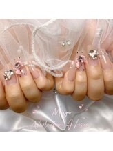 ヒスイ(Hisui)/フレンチガーリー長さ出しネイル