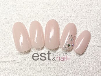 エストラッシュアンドネイル 銀座店(est lash&nail)/ワンポイントネイル