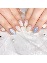 ミルク×オーロラマグ