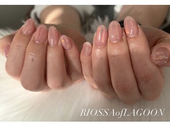 リオッサ オブ ラグーン(RIOSSA of Lagoon)/チェック×乱切り×ピンク