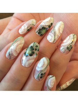 ネイル 彩 川越店/レースネイル