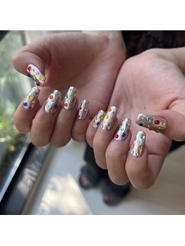 ジェルネイル/ミラーネイル