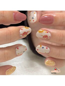 ネイルリンク(Nail RINK)の写真/ニュアンスアート、季節やイベントに合わせたアートがオススメ★シンプル系～個性派デザインまで！