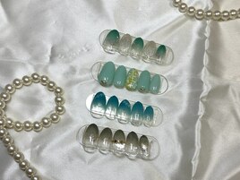 ツイード/グラデ/レース