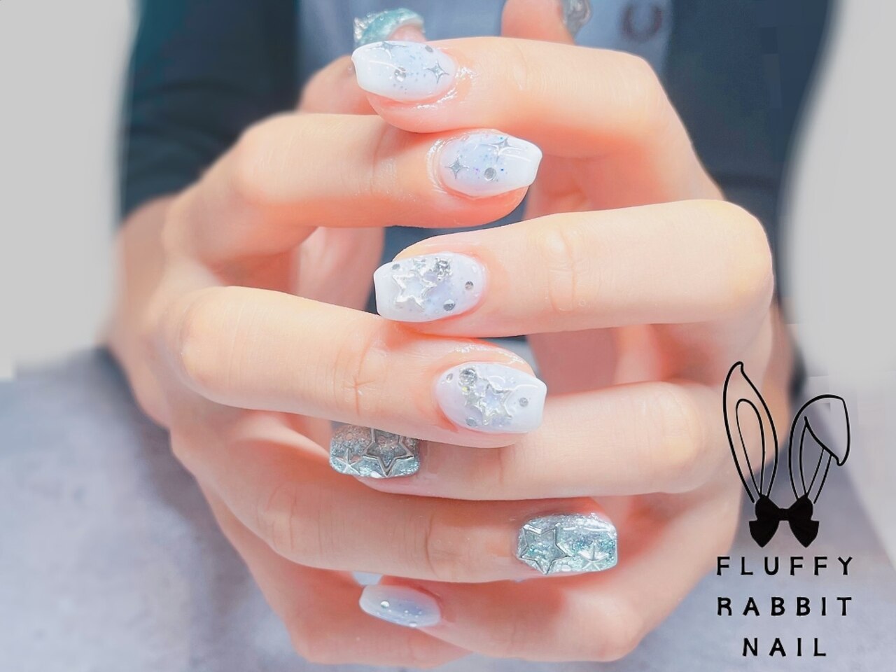フォト｜フラッフィーラビットネイル(fluffy rabbit nail