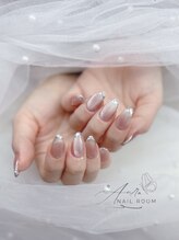 オウラネイルルーム(Aura nail room)/ガラスフレンチ