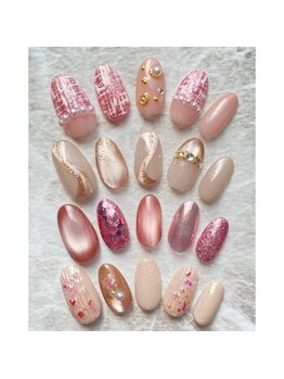ネイルアンドアイラッシュ グレース 芦屋店(nail&eyelash Grace)の写真/【芦屋駅すぐ】丁寧なオフ+ケア付☆イベントや気分に合わせた上品で可愛いネイルで気分もUP☆
