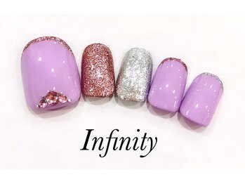 インフィニティ なんば店(Infinity)/【ラメラインネイル】¥6100~
