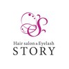 ヘアサロンアンドアイラッシュ ストーリー(Hairsalon&Eyelash STORY)ロゴ