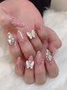 蝶々ネイル