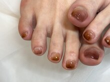 ティンク(Tink)/フットネイル　ニュアンスネイル