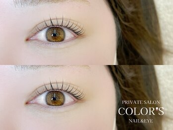 カラーズ ネイル アンド アイ(COLOR'S NAIL&EYE)/オーダーメイドまつ毛パーマ