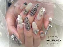 ネイルプラザ 河原町OPA店(NAIL PLAZA)/ツイードネイル