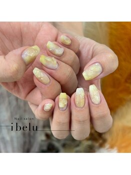 イベル 恵比寿西口店(ibelu)/イエロー　ニュアンスネイル