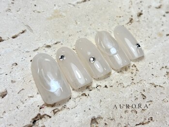 アウロラ 代々木上原(AURORA)/冬ネイル定額デザインニュアンス