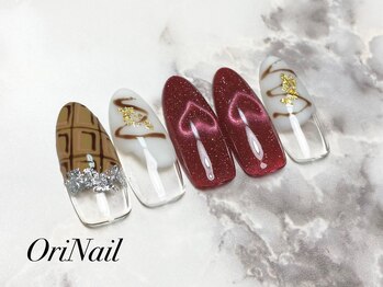 バレンタインネイル×マグネット