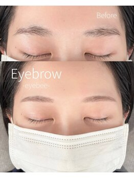 eyebee 所沢店(アイビー)【まつ毛パーマ/パリジェンヌ/LED/マツエク/眉毛専門店】/眉毛サロン仕上げ