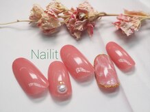 ネイリット 銀座(Nailit)/ガーリー大理石 ¥8300【¥9130】