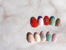 ブリオン 六本松店(Bullion)/カラフル変形フレンチ