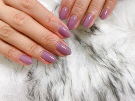 ワンカラー　シンプルネイル