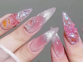 ソラビューティースパ オオサカ(SORA BEAUTY SPA OSAKA)の写真/【心斎橋/なんば】トレンド・憧れ・可愛いネイルも可能♪【画像持込OK】うっとりネイルで見惚れる手元に☆