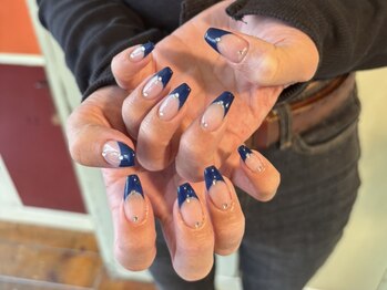 リヘッドモエカネイル(reHEAD/moeka nail)/フレンチ　¥7700