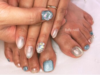 フフネイル(fufu nail)/手足おそろネイル