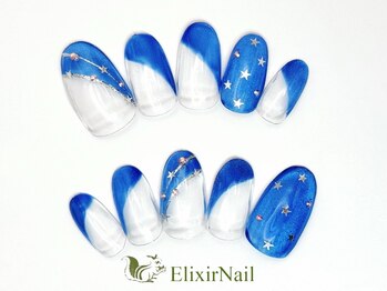 エリクサーネイル 神田(Elixir Nail)/シンプル / クーポン使用