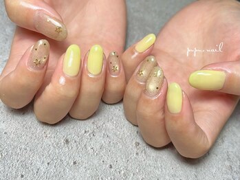 ププネイル(pupu.nail)の写真/《自爪に優しいパラジェル対応◎》ショートネイルだからこそ映えるデザインで自分らしいネイルが楽しめる★