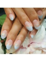 ネイルサロン コットンウィード(Nail Salon COTTON WEED)/シンプル！シェル入りネイル