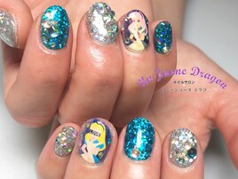 個性派☆プリントネイル